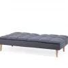 Sofá-cama cinzento escuro SILJAN