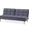 Sofá-cama cinzento escuro SILJAN
