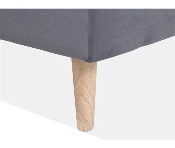Sofá-cama cinzento escuro SILJAN