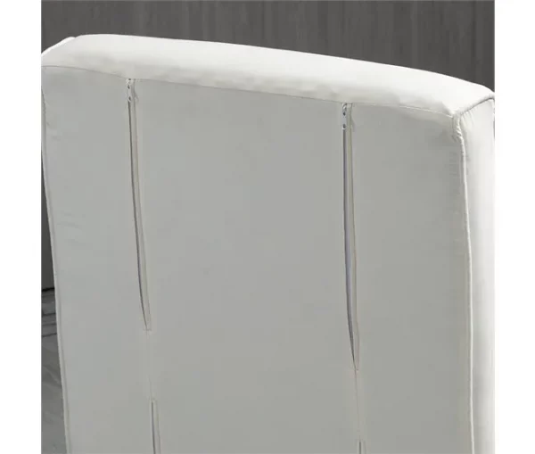 HOMCOM Sofá Cama Individual Poltrona Cama Individual Sofá Reclinável com Almofada para Sala Quarto Escritório Carga 100 kg 65x69x80 cm Creme