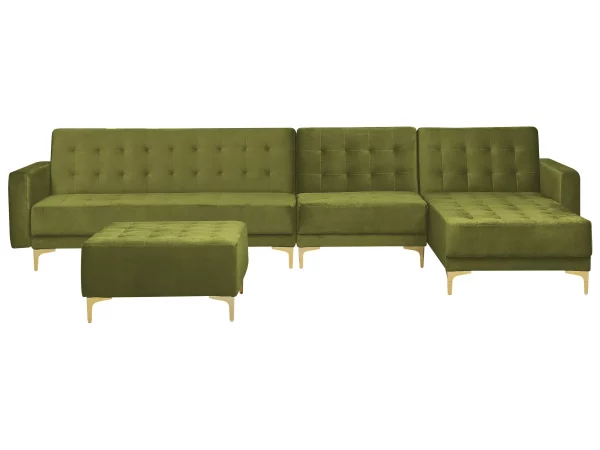 Corner sofa ABERDEEN Velvet Otto+Chair L/R DEF