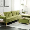 Corner sofa ABERDEEN Velvet Otto+Chair L/R DEF