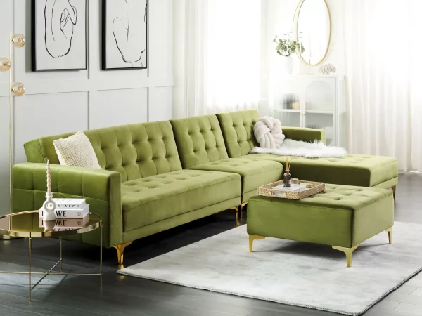 Corner sofa ABERDEEN Velvet Otto+Chair L/R DEF