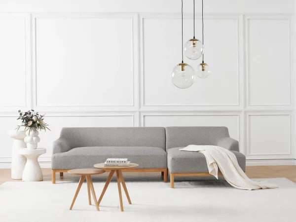 Left Corner Sofa Grey SOSJO