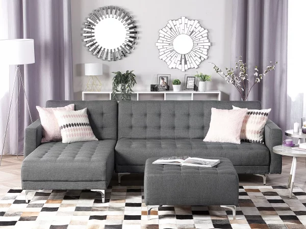 Sofa links/rechts ABERDEEN Hellgrau CH neu