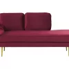 Chaiselongue MIRAMAS links dunkelrot CH