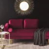 Chaiselongue MIRAMAS links dunkelrot CH
