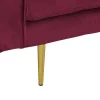 Chaiselongue MIRAMAS links dunkelrot CH
