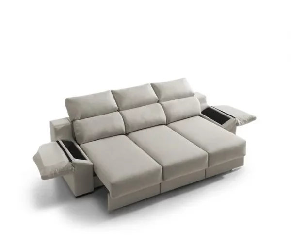 Sofá 4 lugares XL KLEE cor bege