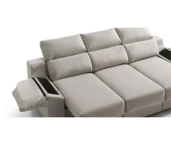 Sofá 4 lugares XL KLEE cor bege