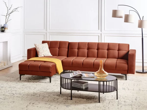 RH Corner Sofa, ALNES, Red, DEF