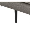 Chaise-longue em tecido castanho à esquerda MIRAMAS