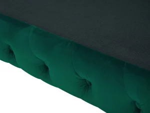Sofa SOTRA, Samtstoff grün CH