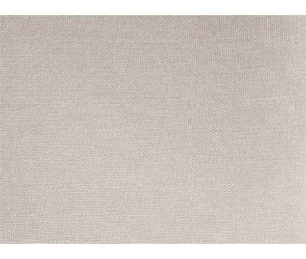 Chaise-longue em linho sintético creme e castanho dourado MALMOS