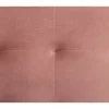 Conjunto de sofás reclináveis com 5 lugares em veludo rosa ABERDEEN
