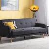 3-er Schlafsofa FLORLI schwarz CH