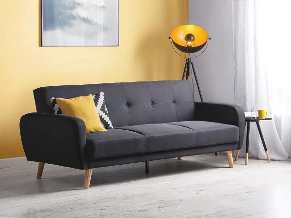 3-er Schlafsofa FLORLI schwarz CH