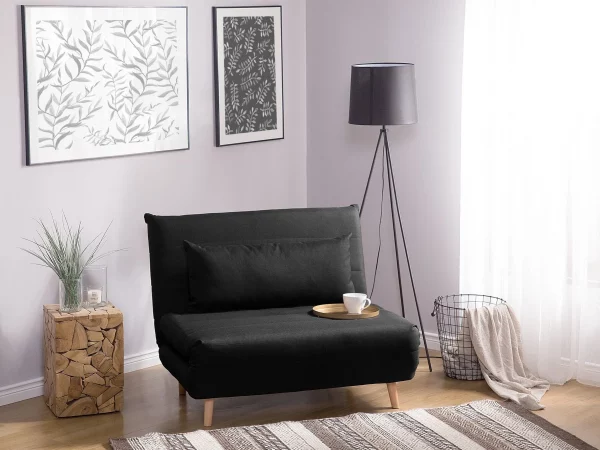 Schlafsofa SETTEN Schwarz CH