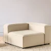 Left Fabric Corner Seat Beige ARDAL