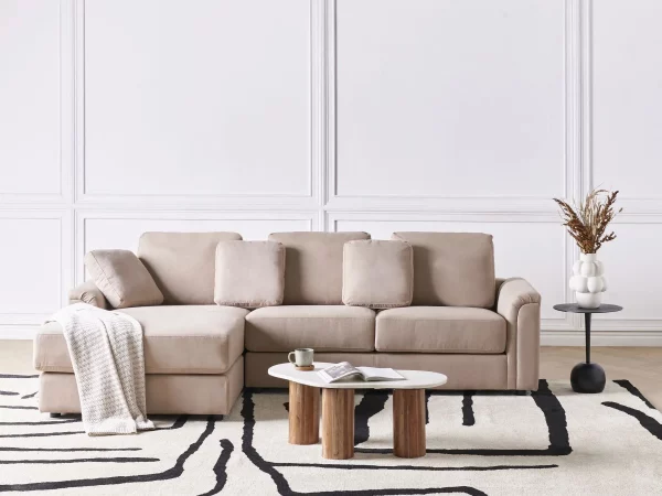 Sofa KOHLO, Right Hand, Taupe, DEF