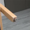 HOMCOM Sofá de 2 Lugares com Encosto e Almofadas Acolchoados Pés de Madeira Antiderrapantes para Sala de estar Dormitório Oficina 114x66x69 cm Cinza