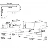 Corner Sofa R, FLAM, Orange, DEF