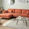 Corner Sofa R, FLAM, Orange, DEF