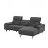 Chaise longue SIARA relax elétrica dereita 3 lugares azul