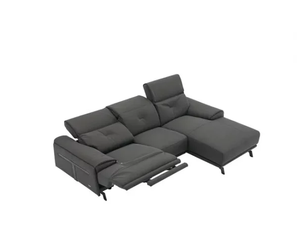 Chaise longue SIARA relax elétrica dereita 3 lugares azul