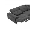 Chaise longue SIARA relax elétrica dereita 3 lugares azul