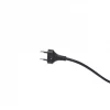 Sofá de canto 5 lugares eletricamente reclinável e porta USB em tecido creme ROKKE