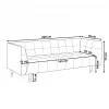 Boucle Sofa BYSKE Brown DEF
