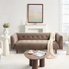 Boucle Sofa BYSKE Brown DEF
