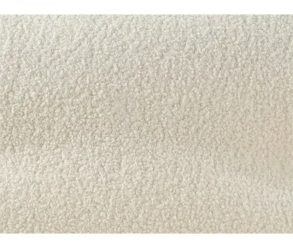 Sofá de 3 lugares em tecido bouclé branco LENVIK