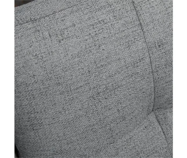 HOMCOM Sofá de 2 Lugares Sofá Moderno Estofado em Poliéster com 4 Almofadas Apoio para os Braços e Pés de Aço para Sala de Estar Escritório Carga Máxima 240 kg 139x68x80 cm Cinza