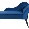 Chaiselongue BIARRITZ kobaltblau rechtseitig CH