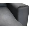 Sofá de canto U com cama 4 lugares e duas arcas GOLF cinza e preto