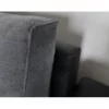 Sofá de canto U com cama 4 lugares e duas arcas GOLF cinza e preto