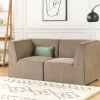 2 Seater Sofa, LEMVIG, Taupe, DEF