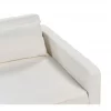 Sofá 3 lugares em bouclé branco creme VINSTRA