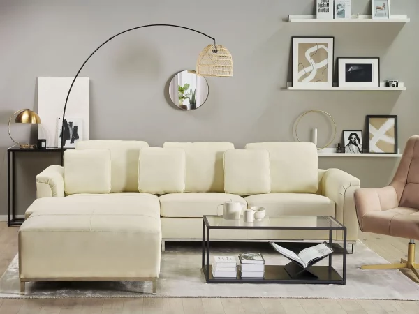 Sofa Ecksofa OSLO R beige CH