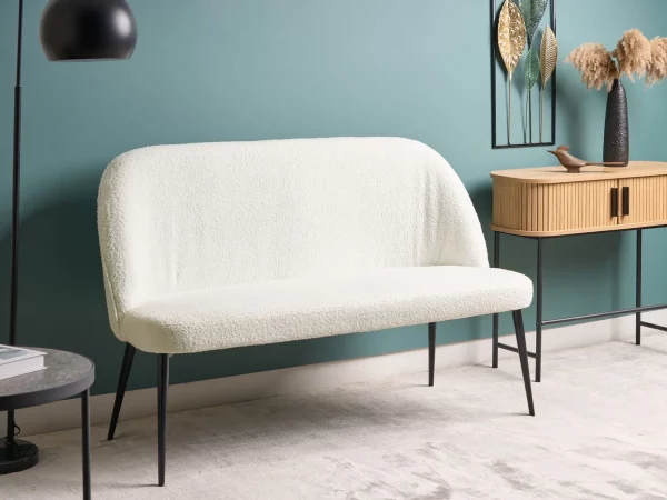 Sofa Boucle OSBY White DEF