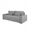 Sofá-cama PIA 3 lugares com arca cinzento