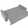 Sofá-cama PIA 3 lugares com arca cinzento