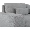 Sofá-cama PIA 3 lugares com arca cinzento