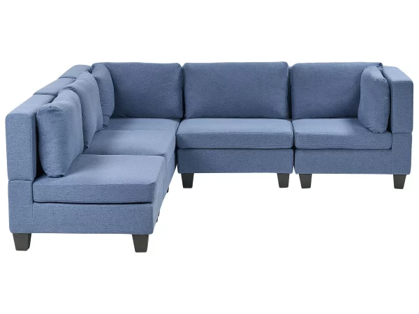 5-Seater Modular Right Corner Sofa UNSTAD Blue DEF