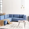 5-Seater Modular Right Corner Sofa UNSTAD Blue DEF