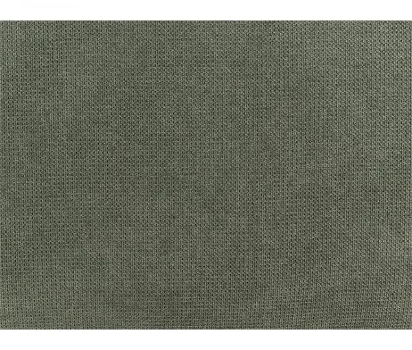 Sofá de canto em tecido de chenille verde escuro versão à esquerda DOLVA