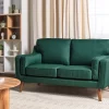 Sofa LOKKA, 2 sitzer dunkelgrün DEF
