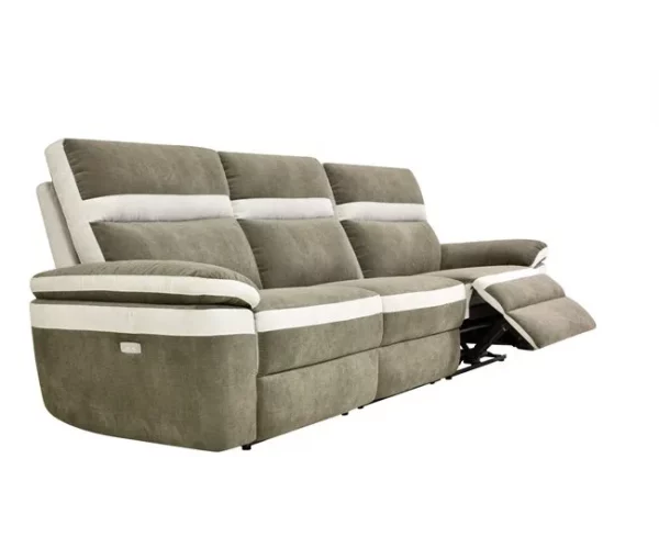 Sofá 4 lugares XL relax elétrico LOVE cor visón